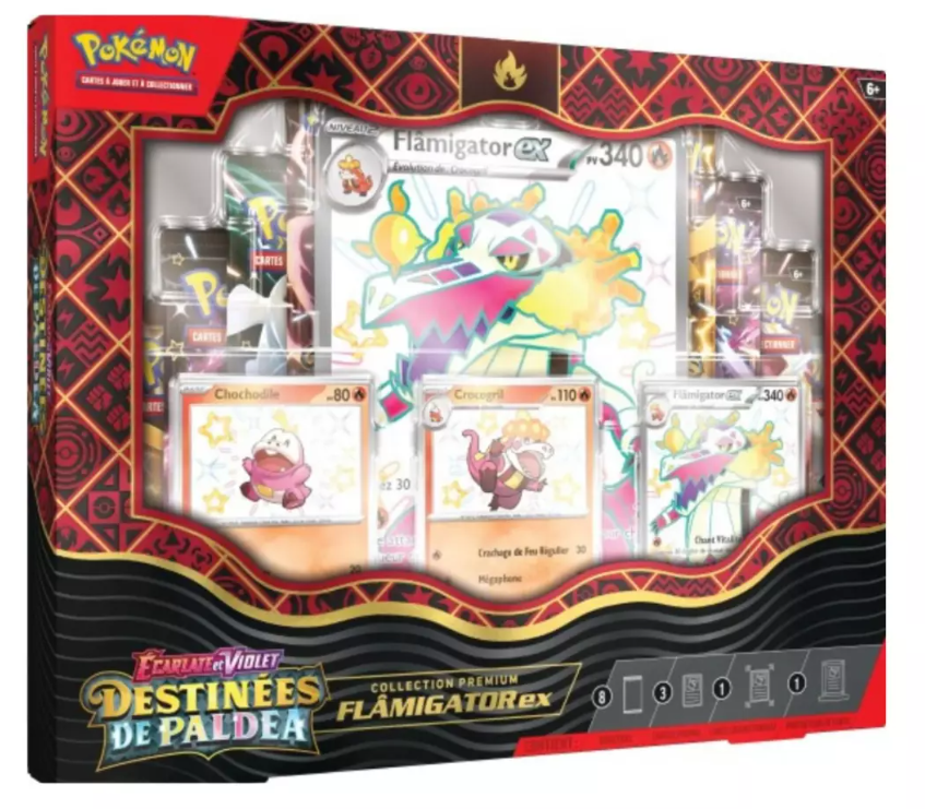 POKEMON - X1 Coffret Premium Destinees de Paldea Modèle Aléatoire EV4.5 - FR