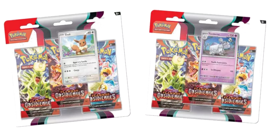 POKEMON - Tripack EV03 - Flammes Obsidiennes