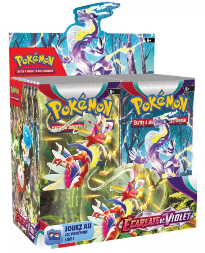 Pokémon - Display de 36 boosters EV01 Ecarlate Et Violet FR