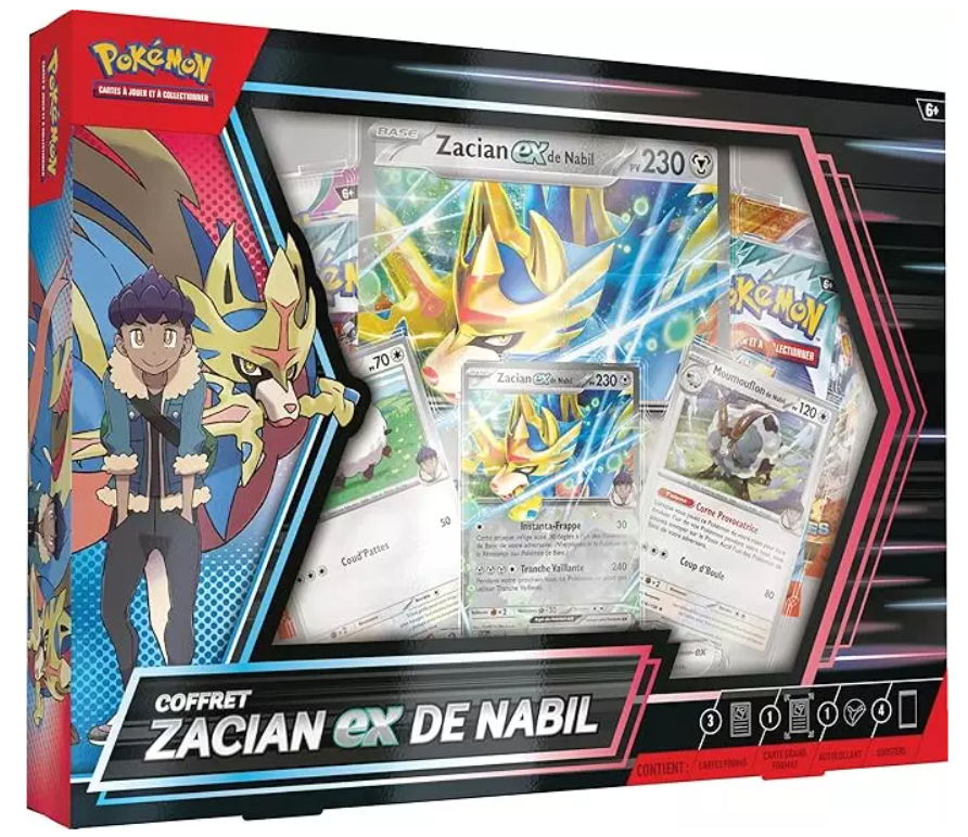 Pokémon - Coffret Zacian-ex de Nabil - FR