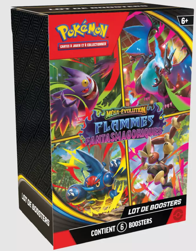 Pokémon - Bundle 6 Boosters Flammes Phantasmagoriques ME02 - FR