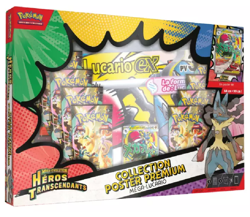 Pokémon - Coffret Premium Poster Héros Transcendants - FR