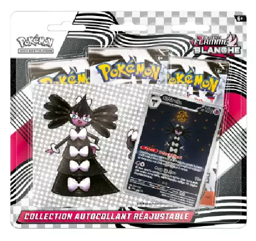Pokémon - Tripack Collection Autocollant Flamme Blanche EV10.5 Sidérella - FR