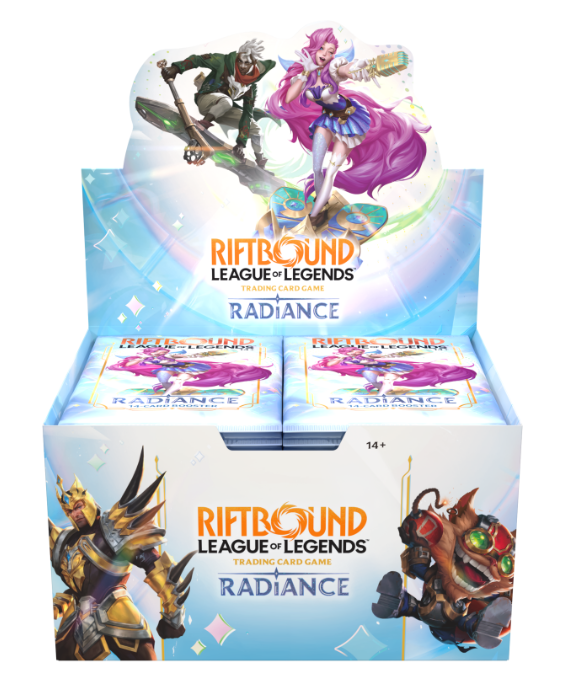 Pré-commande Riftbound: League of Legends TCG - Radiance Boîte de boosters (24 Boosters) - FR