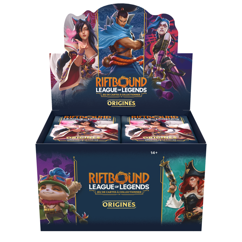 Riftbound: League of Legends TCG - Display de boosters Riftbound Origines (24 Boosters) - FR
