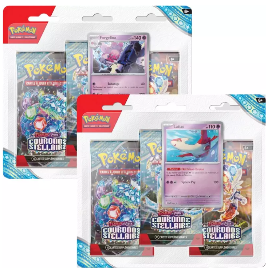 Pokémon - Tripack EV07 Couronne Stellaire - FR