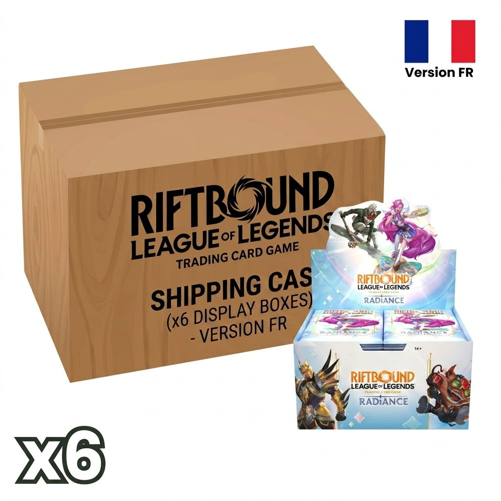 Pré-commande CASE Riftbound: League of Legends TCG - Radiance Boîte de boosters (24 Boosters) - FR